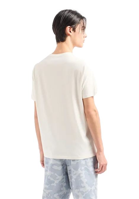 Pima cotton jersey T-shirt with maxi logo print ARMANI EXCHANGE | T-shirt | 3DZTAE ZJA5Z1116